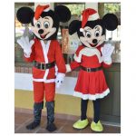 Mascotes Mickey e Minnie Festas de Natal Algarve
